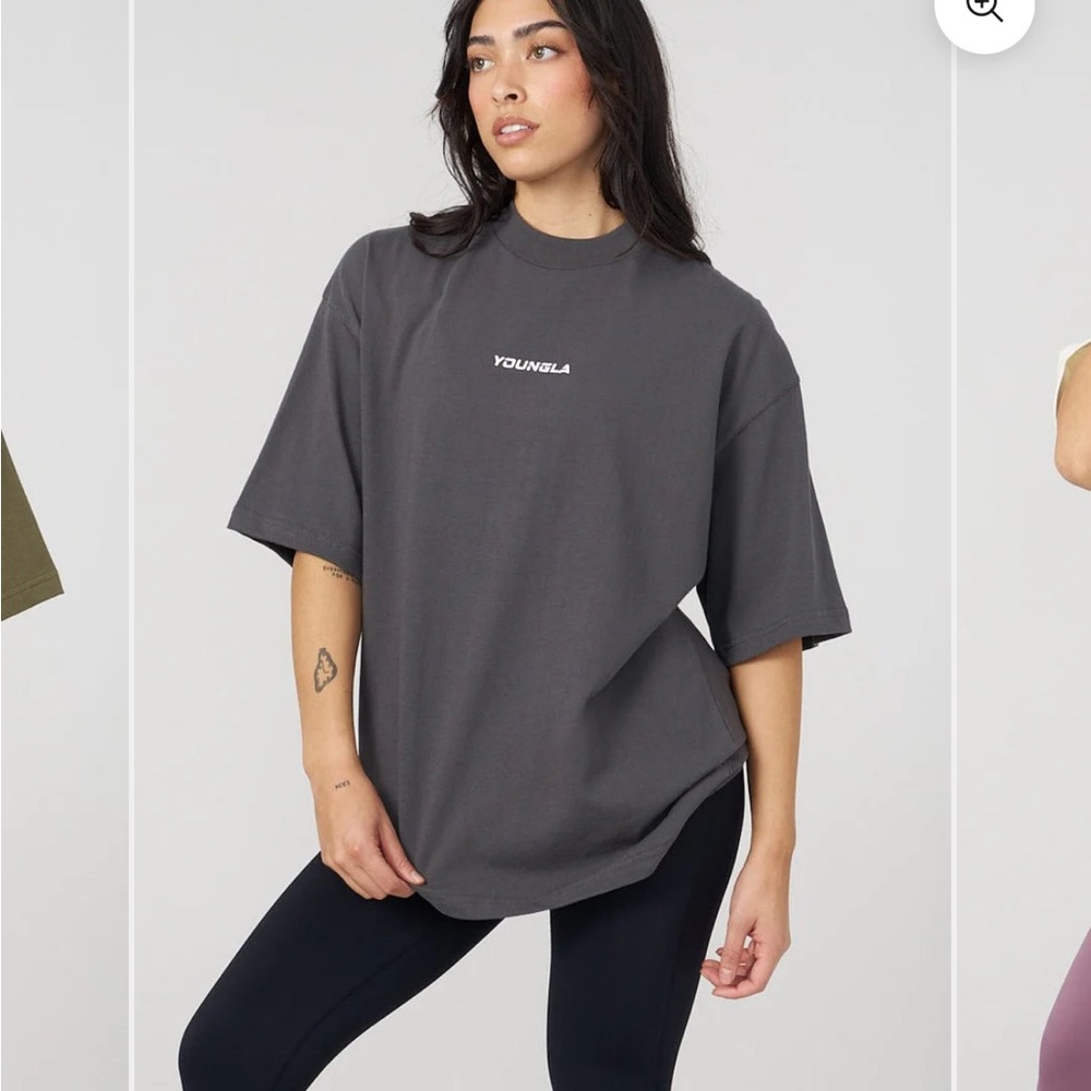 YoungLA Oversized Gray T-Shirt